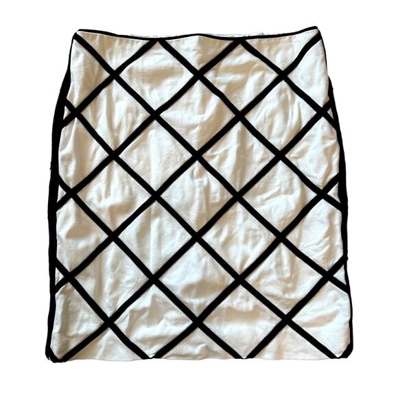 White House Black Market Dresses & Skirts - WHITE HOUSE BLACK MARKET Diamond Pattern A-Line Skirt Size 12 Business Classic